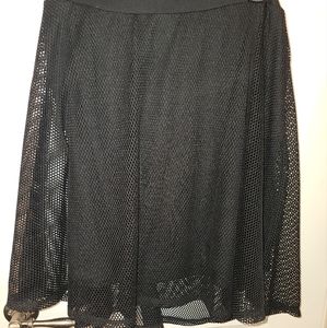 Netting/ fishnet skater skirt